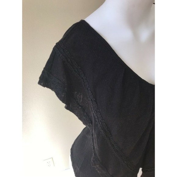 Anthropologie C KEER Top,S ,Draped Neck, Batwing - Picture 3 of 9